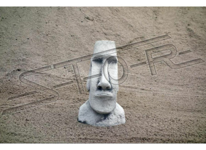 Garten Dekoration Moai Terrasse Stein Figuren Figur Deko Statue